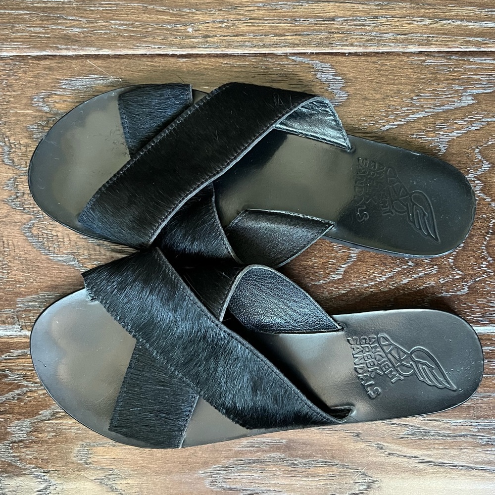 Ancient Greek Pony hair sandals